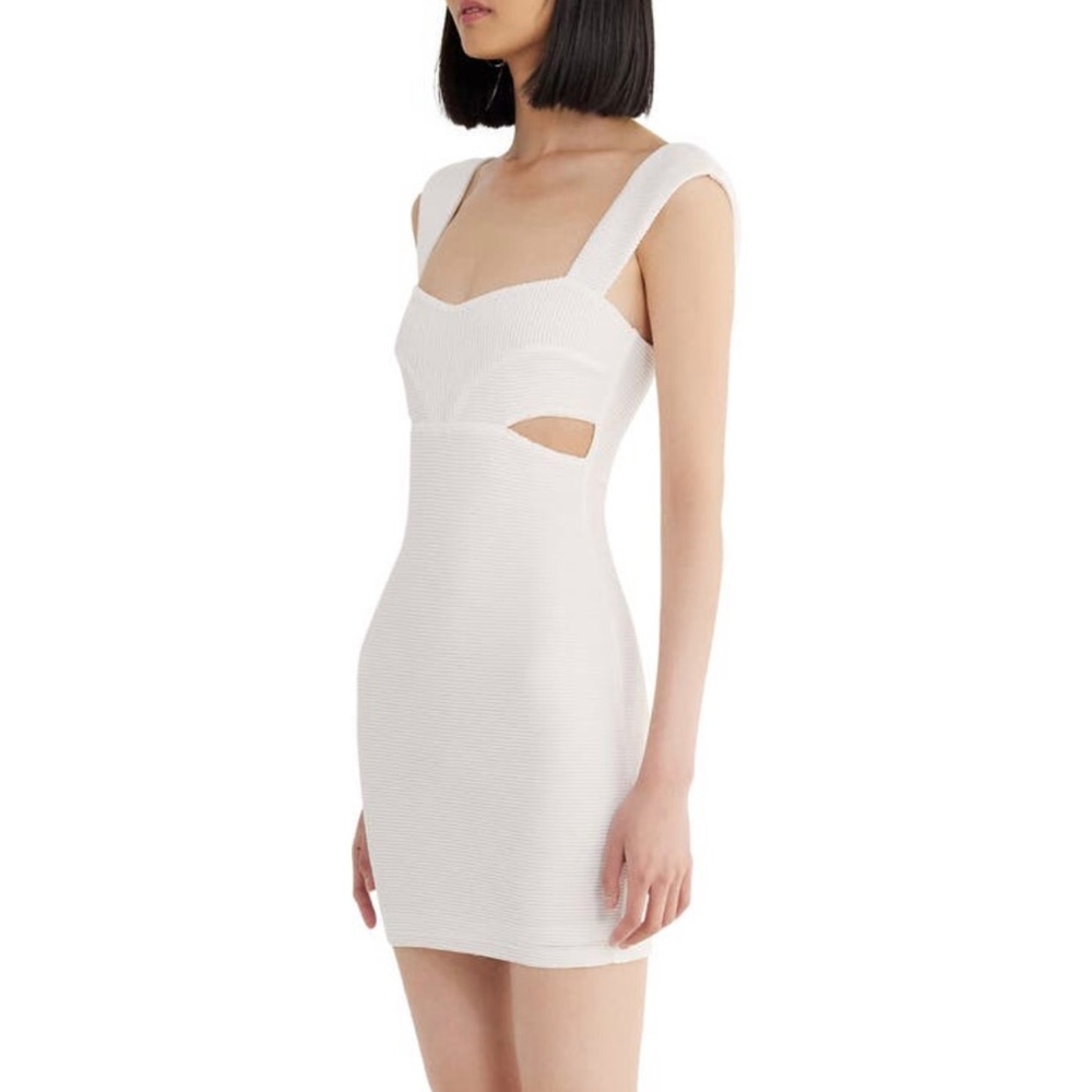 NWT Rumer Rae cutout rib body in minidress